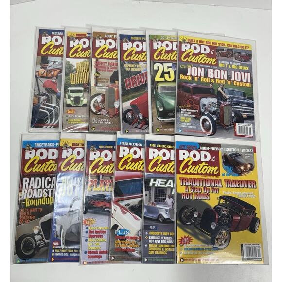 Rod And Custom Magazine 2004 Full Year Lot Set Of 12 Vintage Magazines Collector - Picture 1 of 13